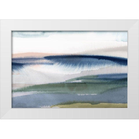Eventide I  White Modern Wood Framed Art Print by Isabelle Z