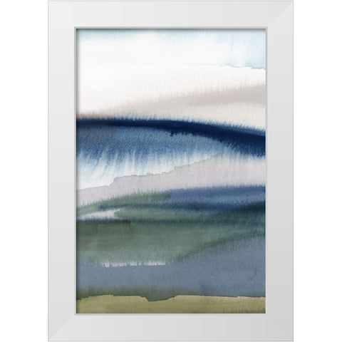Eventide III  White Modern Wood Framed Art Print by Isabelle Z