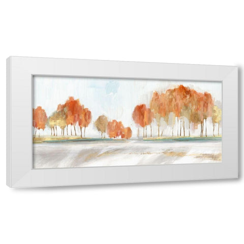 Autumn Shade I  White Modern Wood Framed Art Print by Isabelle Z