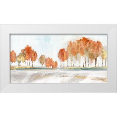 Autumn Shade I  White Modern Wood Framed Art Print by Isabelle Z