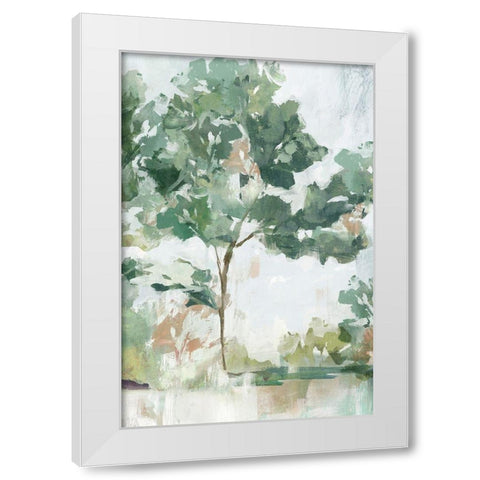 Soundless Beauty I White Modern Wood Framed Art Print by Isabelle Z