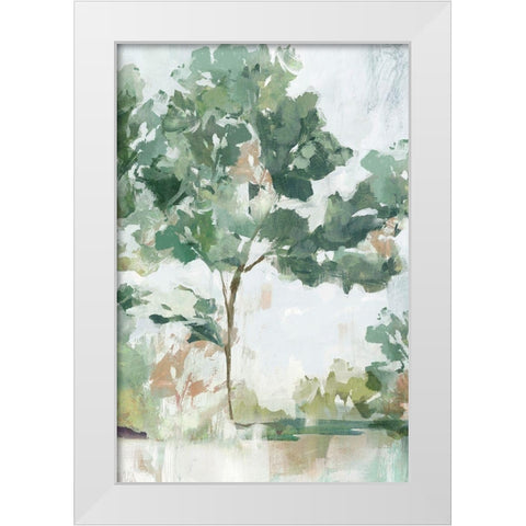 Soundless Beauty I White Modern Wood Framed Art Print by Isabelle Z