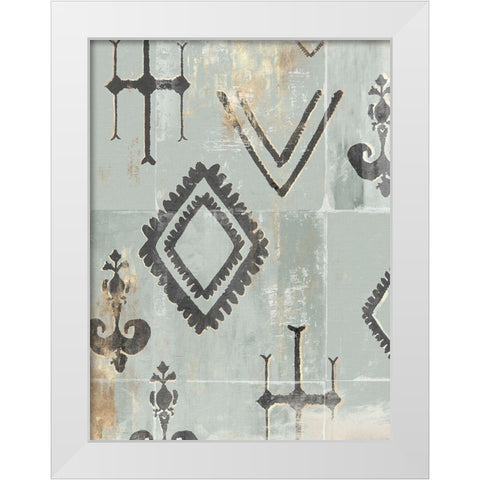 Gilded Ornate I White Modern Wood Framed Art Print by Isabelle Z
