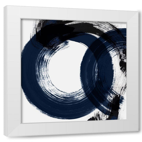 Deep Eternity White Modern Wood Framed Art Print by Isabelle Z