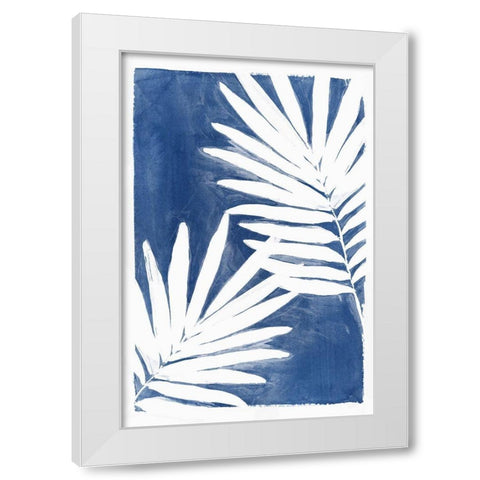 Night Herbs I White Modern Wood Framed Art Print by Isabelle Z