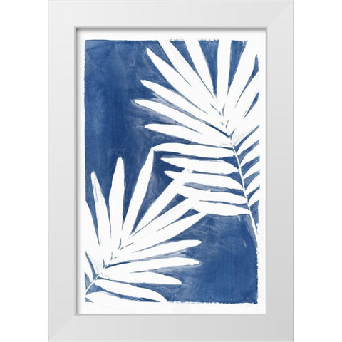 Night Herbs I White Modern Wood Framed Art Print by Isabelle Z