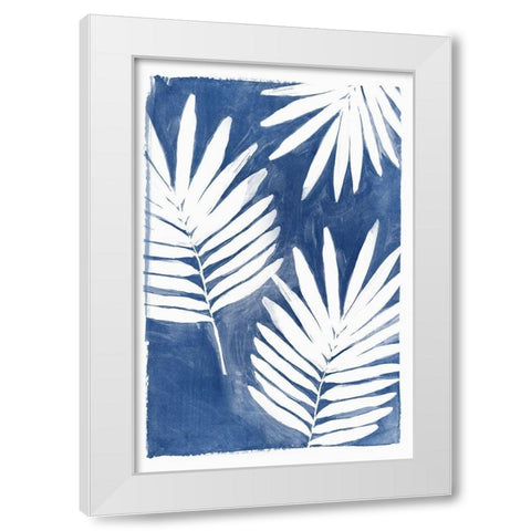 Night Herbs II White Modern Wood Framed Art Print by Isabelle Z