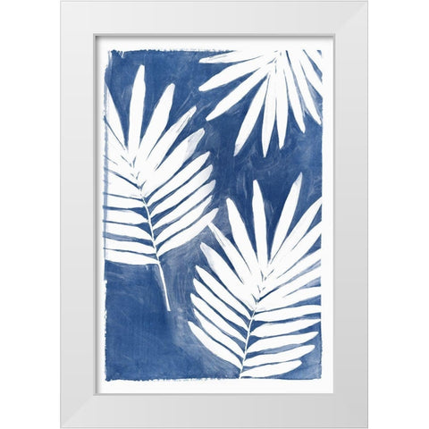 Night Herbs II White Modern Wood Framed Art Print by Isabelle Z