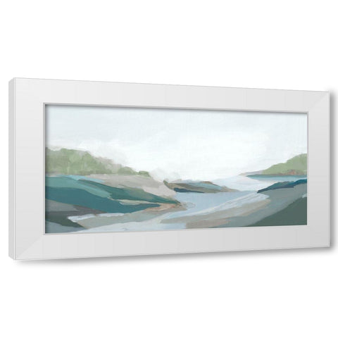 Return to Nature II White Modern Wood Framed Art Print by Isabelle Z