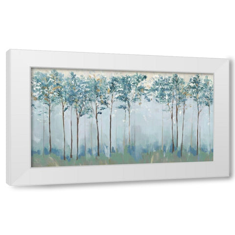 Spirit of Harmony White Modern Wood Framed Art Print by Isabelle Z