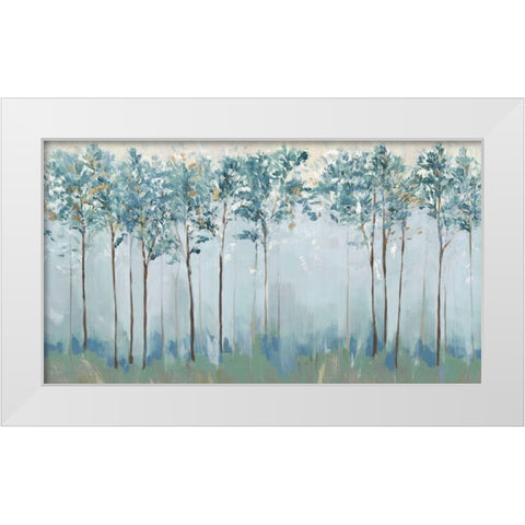 Spirit of Harmony White Modern Wood Framed Art Print by Isabelle Z