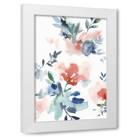 Beauty Dance I White Modern Wood Framed Art Print by Isabelle Z