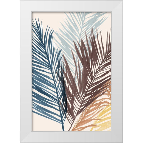 Hawaiian Breeze II White Modern Wood Framed Art Print by Isabelle Z