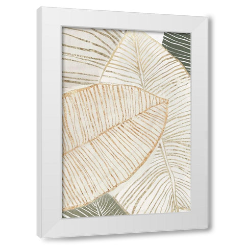 Tropic Breeze I  White Modern Wood Framed Art Print by Isabelle Z
