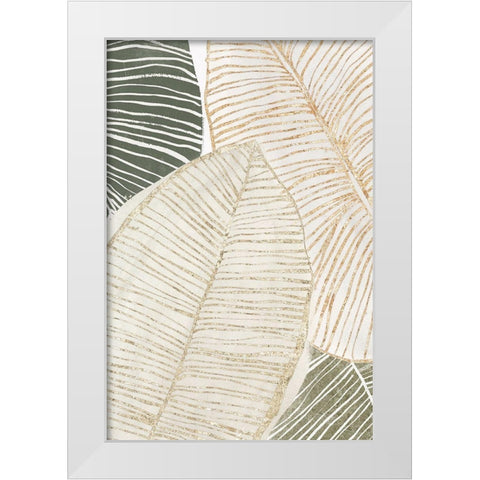 Tropic Breeze II White Modern Wood Framed Art Print by Isabelle Z