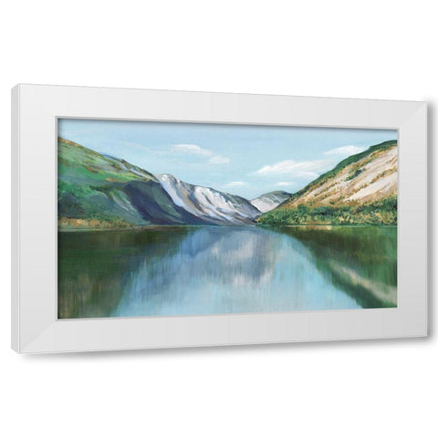 Flourishing Basin White Modern Wood Framed Art Print by Isabelle Z