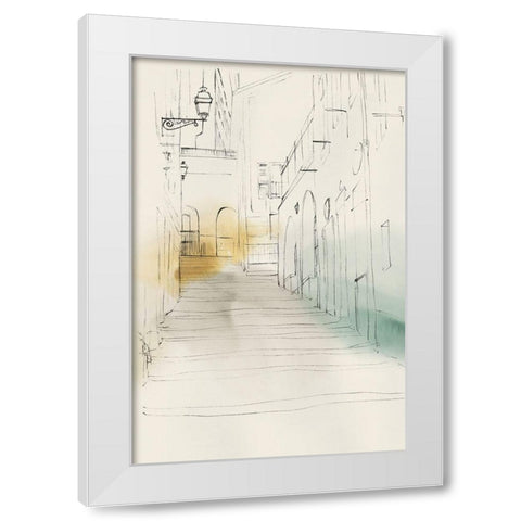 City Sketches IV White Modern Wood Framed Art Print by Isabelle Z