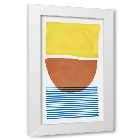 Mullholland Drive I  White Modern Wood Framed Art Print by Isabelle Z