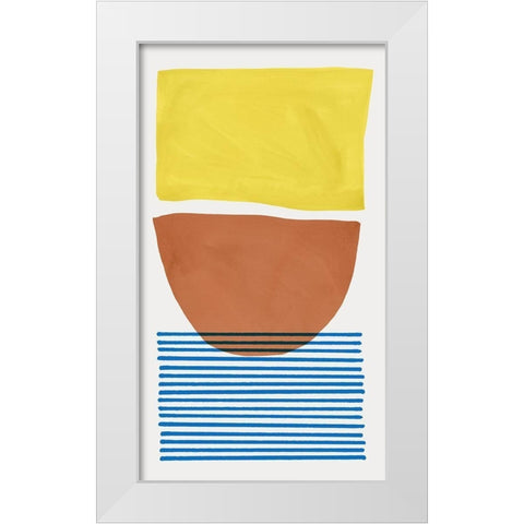 Mullholland Drive I  White Modern Wood Framed Art Print by Isabelle Z