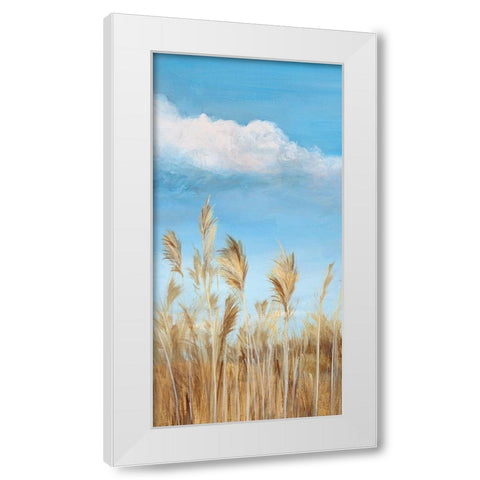 Pampas I  White Modern Wood Framed Art Print by Isabelle Z