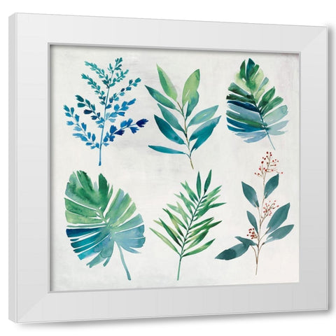 Beneath The Trees I  White Modern Wood Framed Art Print by Isabelle Z
