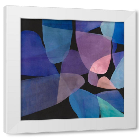 Overlays II White Modern Wood Framed Art Print by Isabelle Z