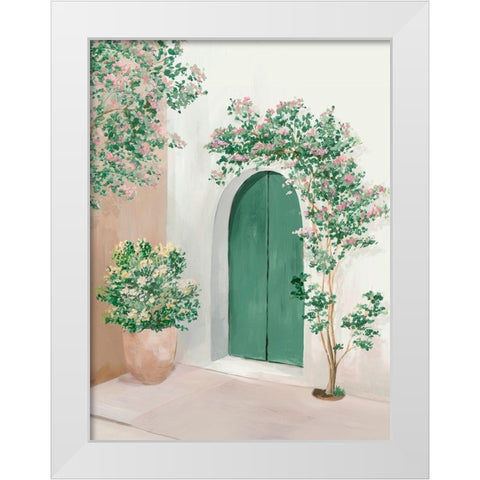 Flowers to Welcome you Home II White Modern Wood Framed Art Print by Isabelle Z