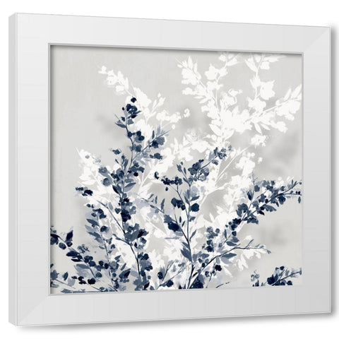 Where will we be this Spring II White Modern Wood Framed Art Print by Isabelle Z