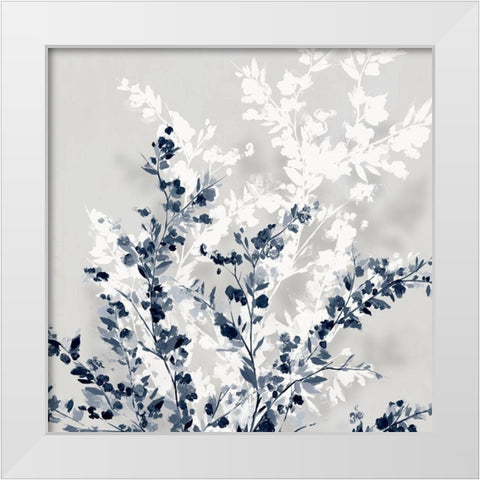 Where will we be this Spring II White Modern Wood Framed Art Print by Isabelle Z
