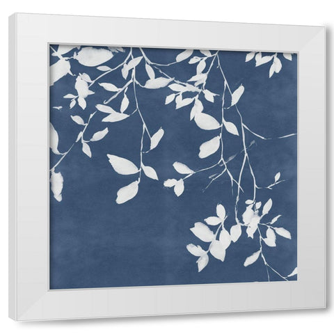 Indigo Sky II White Modern Wood Framed Art Print by Isabelle Z