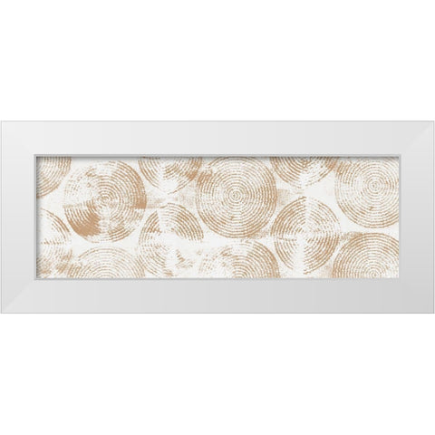 Mandala Pattern II White Modern Wood Framed Art Print by Isabelle Z