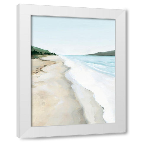 Crash Into Me II White Modern Wood Framed Art Print by Isabelle Z