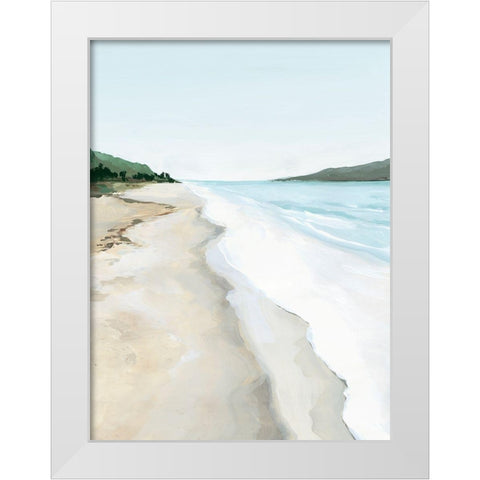 Crash Into Me II White Modern Wood Framed Art Print by Isabelle Z