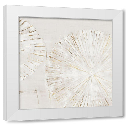 Choir I  White Modern Wood Framed Art Print by Isabelle Z