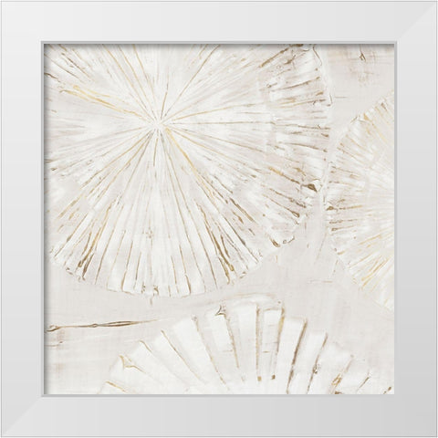 Choir II White Modern Wood Framed Art Print by Isabelle Z