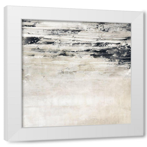 Rising Wave I  White Modern Wood Framed Art Print by Isabelle Z