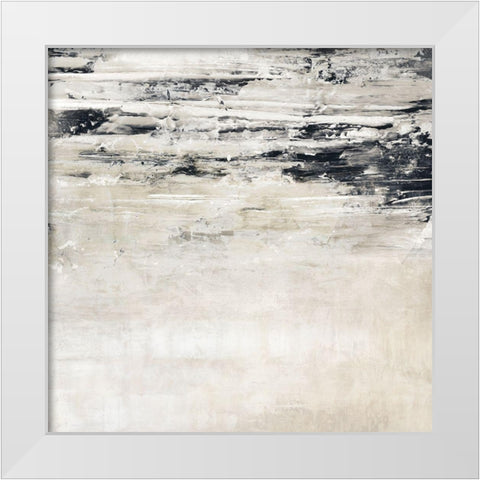Rising Wave I  White Modern Wood Framed Art Print by Isabelle Z