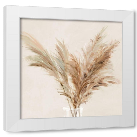 Pampas Picks II White Modern Wood Framed Art Print by Isabelle Z