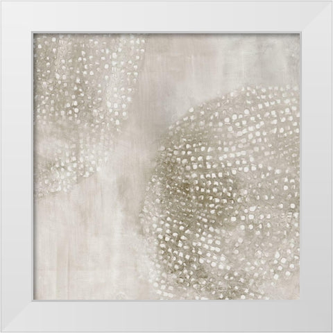 Shimmering Dreams I  White Modern Wood Framed Art Print by Isabelle Z