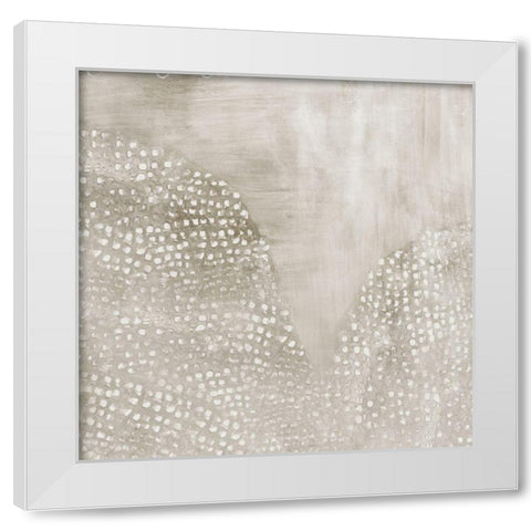 Shimmering Dreams II White Modern Wood Framed Art Print by Isabelle Z