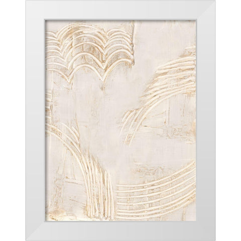 Uplifting Beam II White Modern Wood Framed Art Print by Isabelle Z