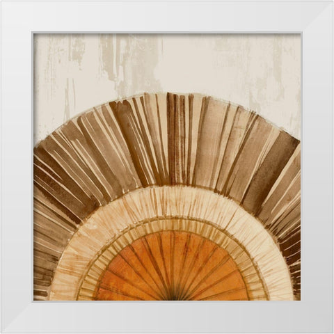 Arizona Fan I  White Modern Wood Framed Art Print by Isabelle Z