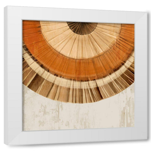 Arizona Fan II White Modern Wood Framed Art Print by Isabelle Z