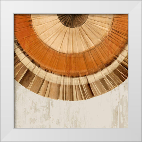 Arizona Fan II White Modern Wood Framed Art Print by Isabelle Z