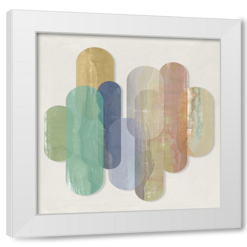 Carry On I  White Modern Wood Framed Art Print by Isabelle Z