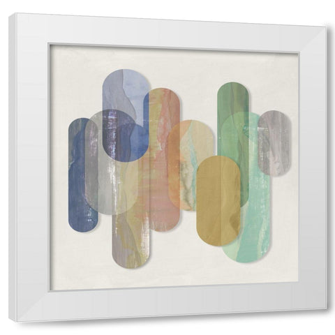 Carry On II White Modern Wood Framed Art Print by Isabelle Z