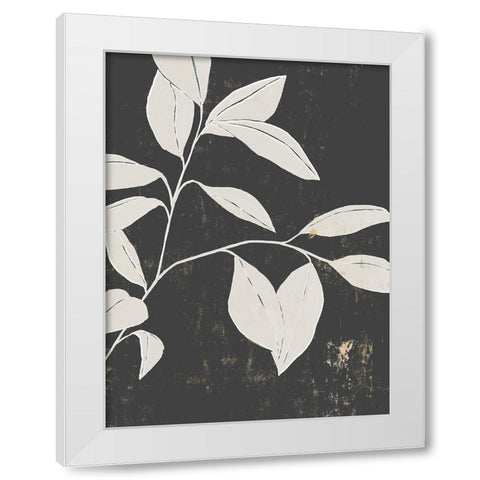 Noir Cuts I White Modern Wood Framed Art Print by Isabelle Z