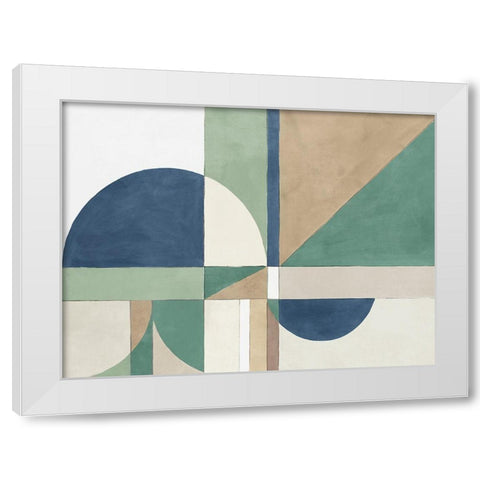 New Heights I  White Modern Wood Framed Art Print by Isabelle Z