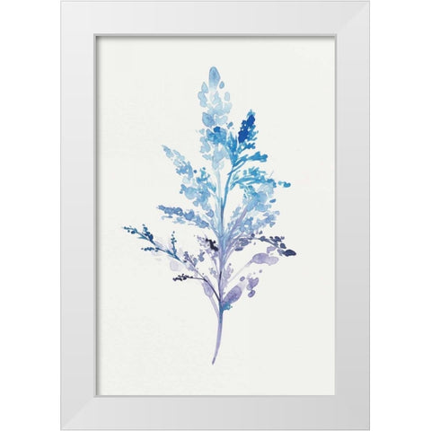 Whimsical Botanical II White Modern Wood Framed Art Print by Isabelle Z