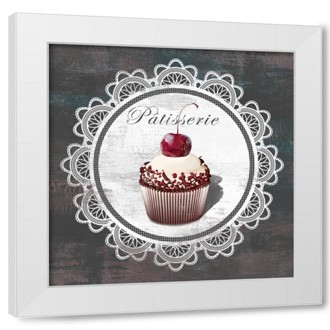 Patisserie White Modern Wood Framed Art Print by Fischer, David